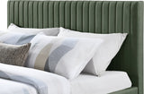 Gallo Vegan Leather Bed - Luxurious Comfort with Deep Tufting and Sleek Metal Legs for Modern Elegance