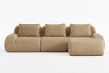 LAURENT 114" 3-Seater Sofa with 1 Ottoman