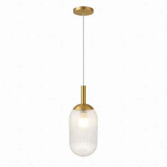 Gemma Pendant Lamp - Gold and Clear