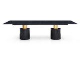 Geneva 120" Dining Table Cylinders