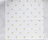 Printed Napkins - Metallic Gold Foil Napkins