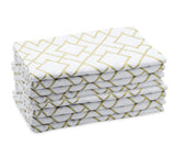 Printed Napkins - Metallic Gold Foil Napkins