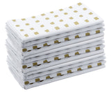 Printed Napkins - Metallic Gold Foil Napkins