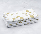 Printed Napkins - Metallic Gold Foil Napkins