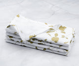 Custom Print Metallic Cotton Napkins - Customized Napkins