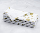 Printed Napkins - Metallic Gold Foil Napkins
