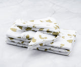 Custom Print Metallic Cotton Napkins - Customized Napkins