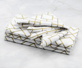 Custom Print Metallic Cotton Napkins - Customized Napkins