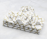 Printed Napkins - Metallic Gold Foil Napkins