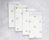Custom Print Metallic Cotton Napkins - Customized Napkins