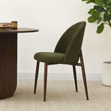 Goteborg Upholstered Dining Chair with Walnut legs (Set of 6)