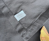 Gray Cotton Tablecloth