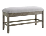 Grayson 6 Piece White Marble Top Counter Set (Counter Table, Counter Bench & 4 Counter Chairs)