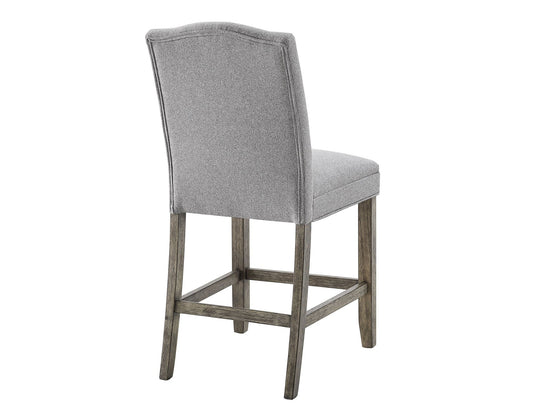 Grayson 6 Piece White Marble Top Counter Set (Counter Table, Counter Bench & 4 Counter Chairs)