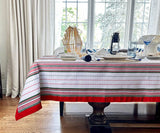 Cloth Tablecloths - Striped Tablecloth