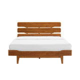 Currant Eastern King Platform Bed, Amber