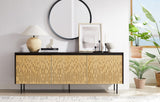 Hanna Console Sideboard, Caviar/Wheat