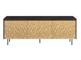 Hanna Console Sideboard, Caviar/Wheat