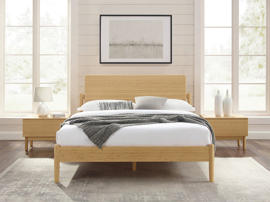 Monterey King Platform Bed, Wheat