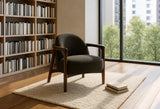 Skylar Arm Chair, Forest Fabric