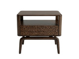 Zeva Nightstand, Black Walnut