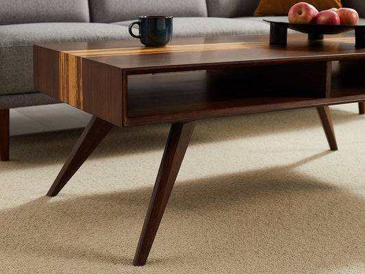 Azara Tiger End Table, Sable