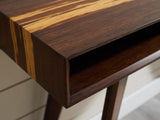 Azara Tiger Console Table, Sable