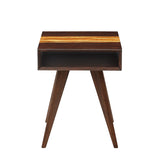 Azara Tiger End Table, Sable