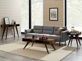 Azara Tiger End Table, Sable