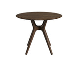 Sitka 36" Round Dining Table, Black Walnut