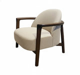 Skylar Arm Chair, Pearl Fabric