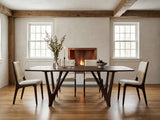 Vetra 84" Dining Table, Black Walnut