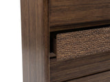 Willow Five Drawer Chest, Caramelized