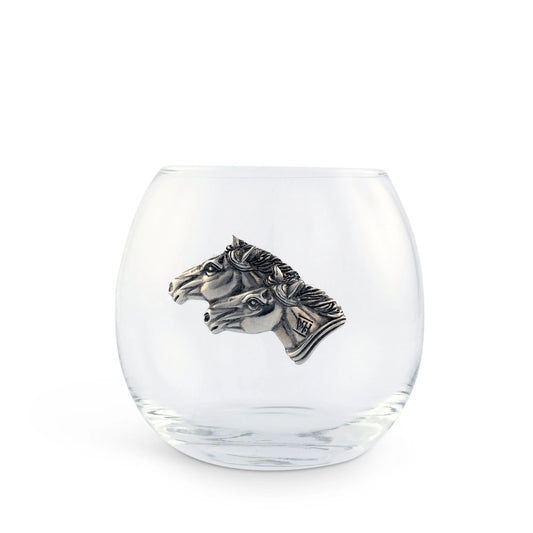Running Horse Stemless Wine Glass