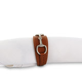 Bit Vegan Leather Napkin Rings