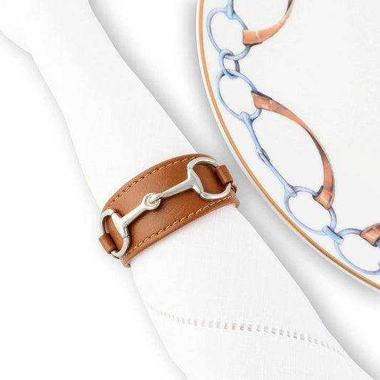 Bit Vegan Leather Napkin Rings