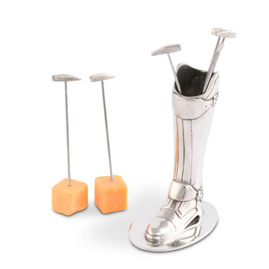 Polo Boot Cocktail / Cheese Picks