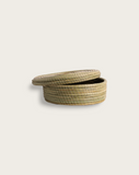 Natural Halfa Basket with Cover