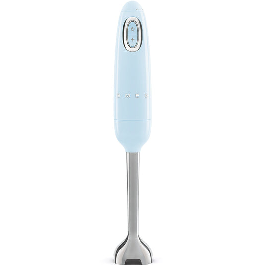 Retro-Style Hand Blender with Accessory Set - Pastel Blue
