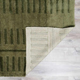 Washable Wool Rug - Green - Clearance