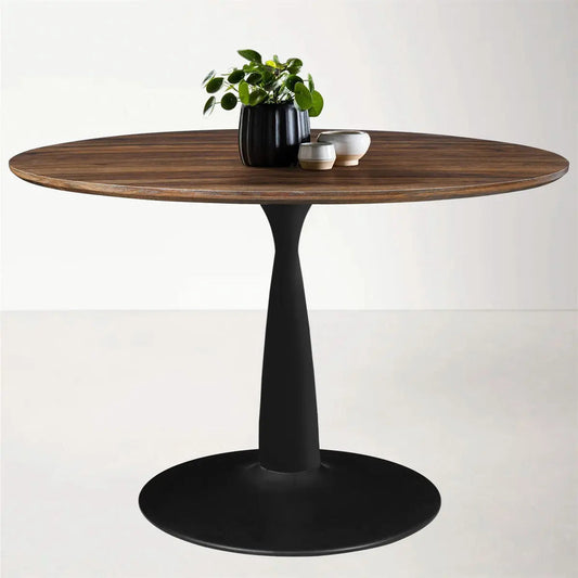 Harold 40'' Modern Round Pedestal Dining Table
