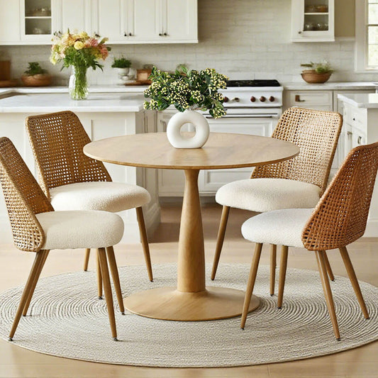 Harper Modern 39.5" Round Dining Table