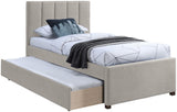 Harper Contemporary Trundle Bed with Channel Tufted Headboard for Stylish Space-Saving Sleep Solutions