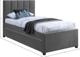 Harper Contemporary Trundle Bed with Channel Tufted Headboard for Stylish Space-Saving Sleep Solutions