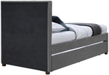 Harper Contemporary Trundle Bed with Channel Tufted Headboard for Stylish Space-Saving Sleep Solutions