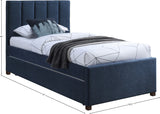 Harper Contemporary Trundle Bed with Channel Tufted Headboard for Stylish Space-Saving Sleep Solutions