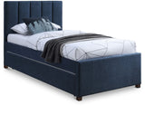 Harper Contemporary Trundle Bed with Channel Tufted Headboard for Stylish Space-Saving Sleep Solutions