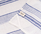 Blue Hand Towels - Linen