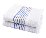 Blue Hand Towels - Linen