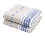 Blue and Tan Kitchen Towels